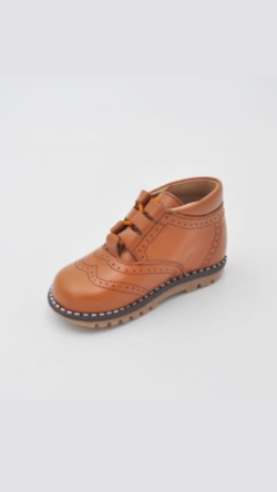 ⁦נעל פליפה - עור קאמל⁩ – תמונה ⁦5⁩