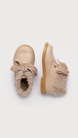 ⁦מגף פרווה - חול⁩ – תמונה ⁦3⁩