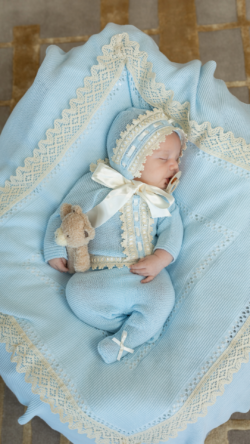 ⁦סט בונבון - תכלת שמנת⁩ – תמונה ⁦3⁩