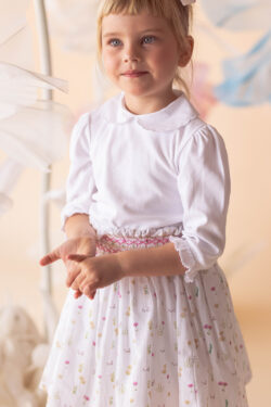 ⁦COTTON SHIRT - WHITE⁩ – תמונה ⁦3⁩