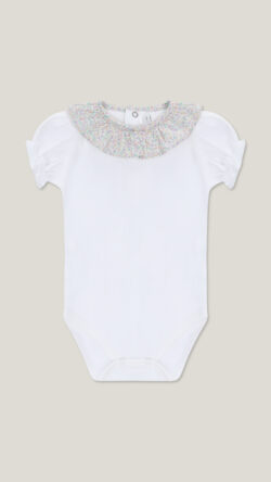 BODYSUIT - FLORAL PINK