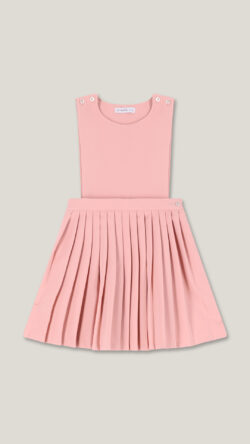 Pinafore Dress - pale pink